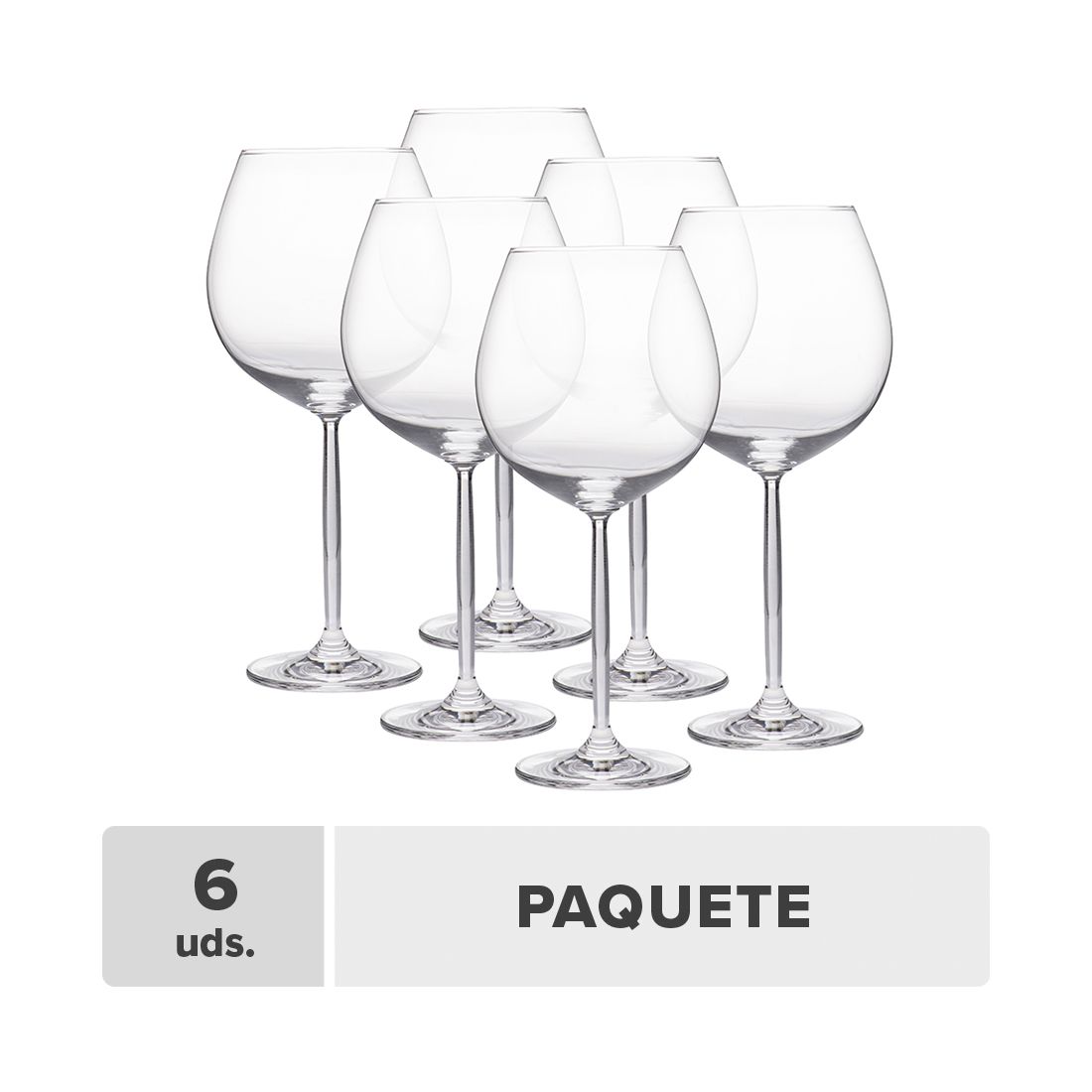 Copa Vino Cristal 30oz 6unds