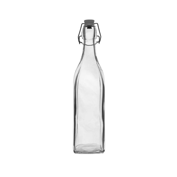 Botella Tapa Hermética Vidrio 1lt