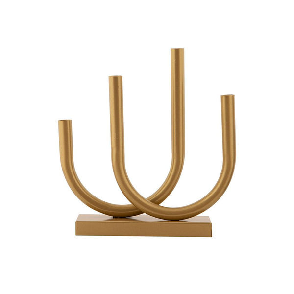 Candelabro 4 Candelas Metal 32x9x33cm