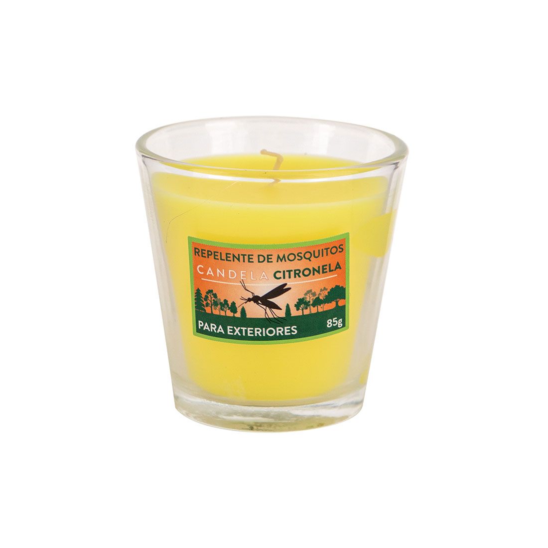 Candela Vaso Citronela Parafina 85g