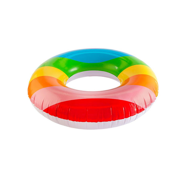 Dona Inflable Arcoíris Pvc 130cm