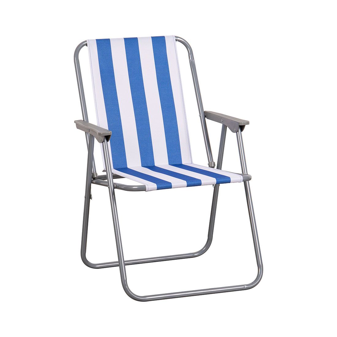 Silla Camping Plegable Acero 52x47x75cm