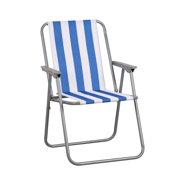 Silla Camping Plegable Acero 52x47x75cm