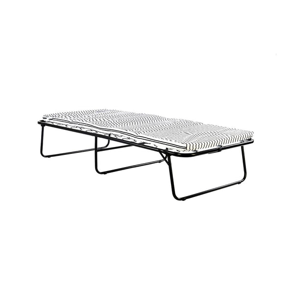 Cama Portátil Con Colchón Metálica 192x78x35cm