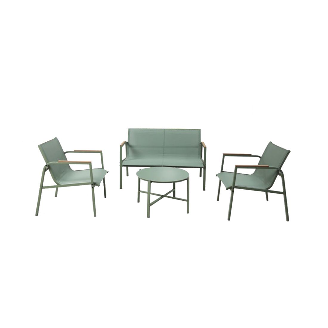 Set Jardín Metálico 4pcs