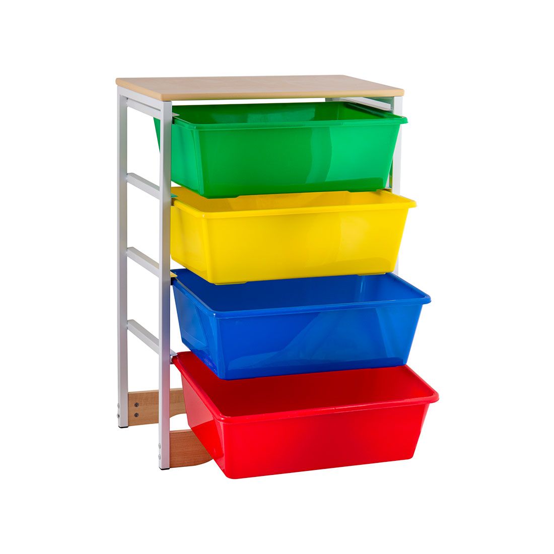 Organizador Infantil 4 Cajones Plástico 45x30x67cm
