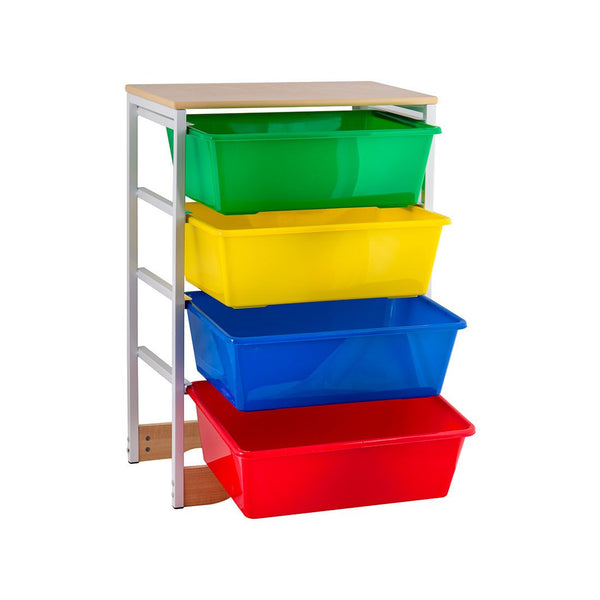 Organizador Infantil 4 Cajones Plástico 45x30x67cm