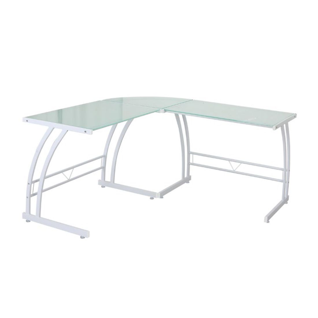 Escritorio Esquinero Vidrio 90x50x74.5cm