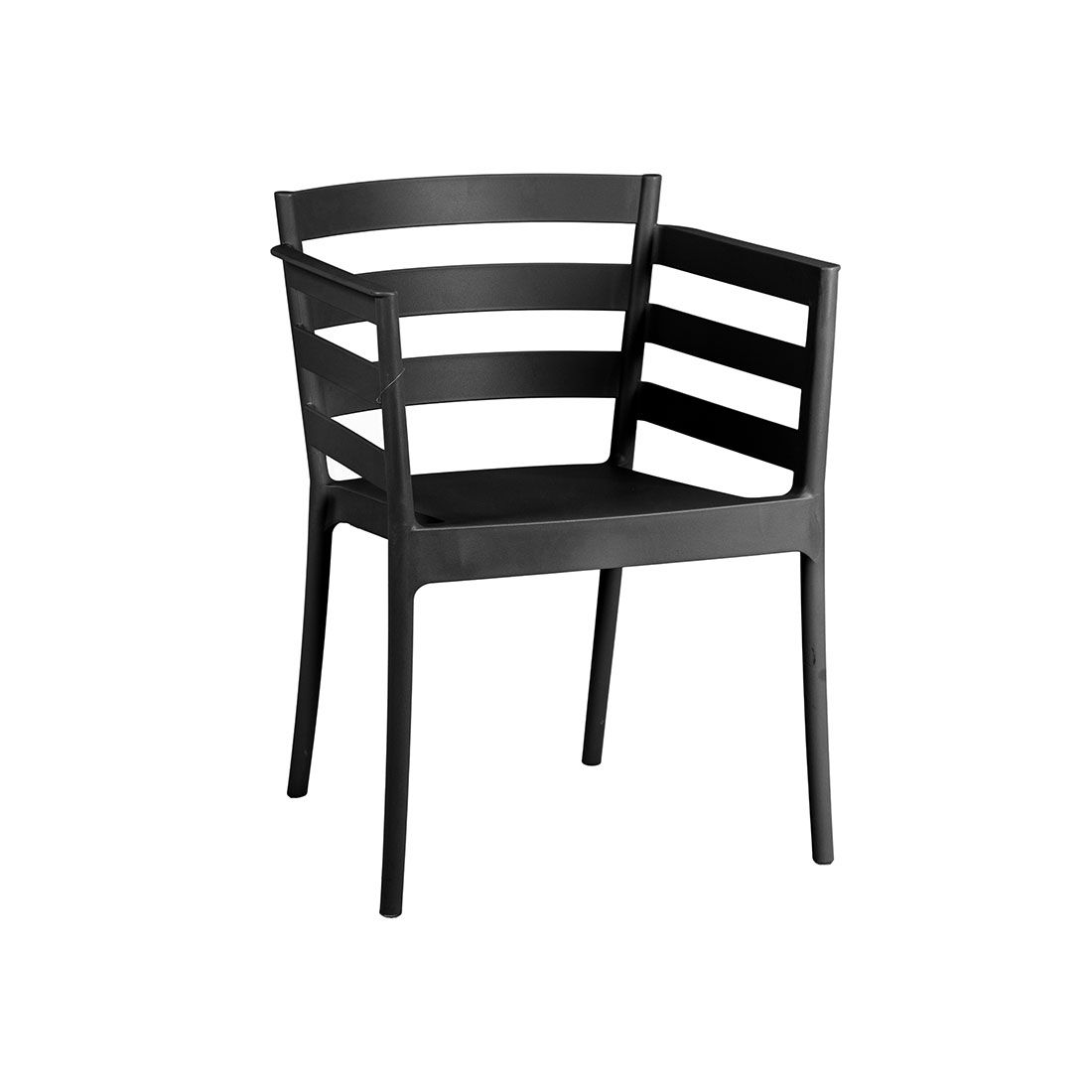 Silla Moderna Con Reposabrazos Polipropileno 53x60x79cm