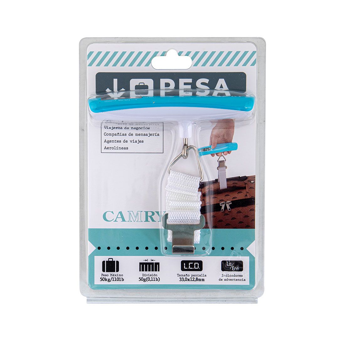 Pesa Para Maletas Plástico Camry 13.5x3.3cm
