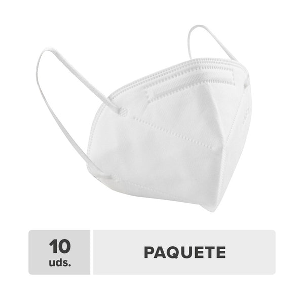 Mascarilla Kn95 Blanca 10unds