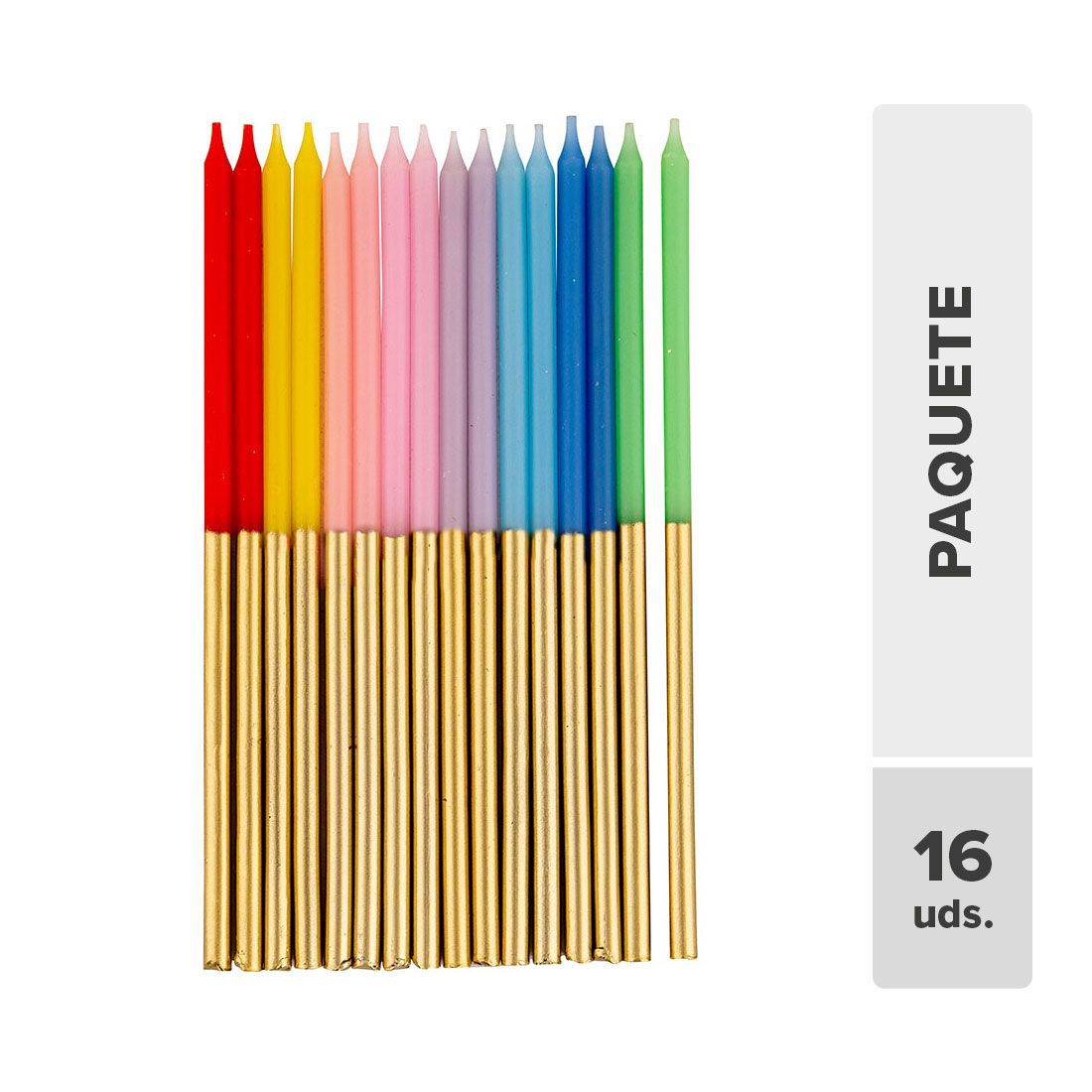 Candela Delgadas 0.6x18.4cm 16pcs
