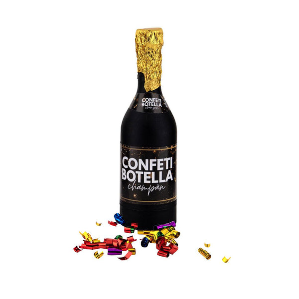 Botella Champán Confeti 31x9cm