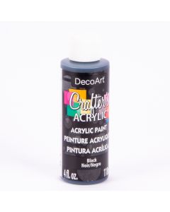 Pintura Cafter Decoart Negra 4 Onzas