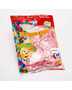 Globo Infinity Polka 12und Rosado