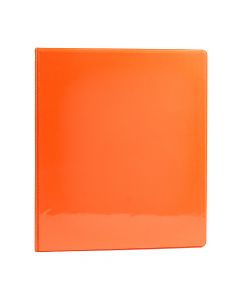 Carpeta Tres Anillos 1pulgada Pulg Naranja
