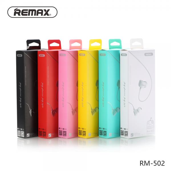 AUDIFONOS MANOS LIBRES RM-502 REMAX NEGRO