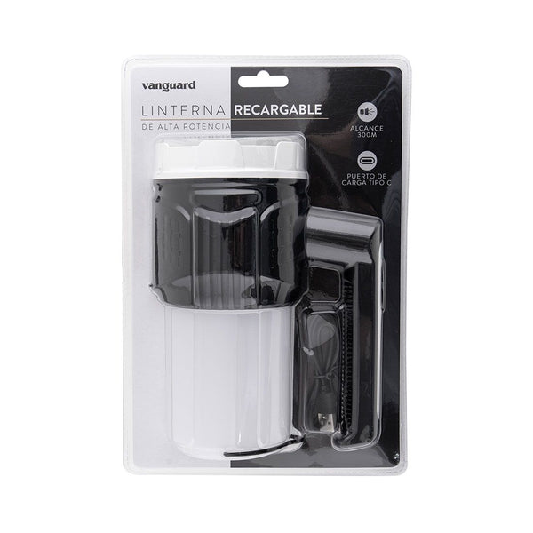 Cargador Y Linterna Recargable Led 250lm
