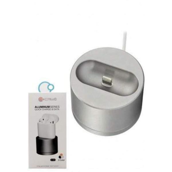 Cargador Lightning Para Airpods 2Da Gen Modleo Cs7202 Coteci Plateado