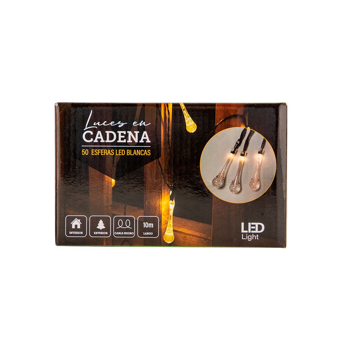 Luces Gotas En Cadena