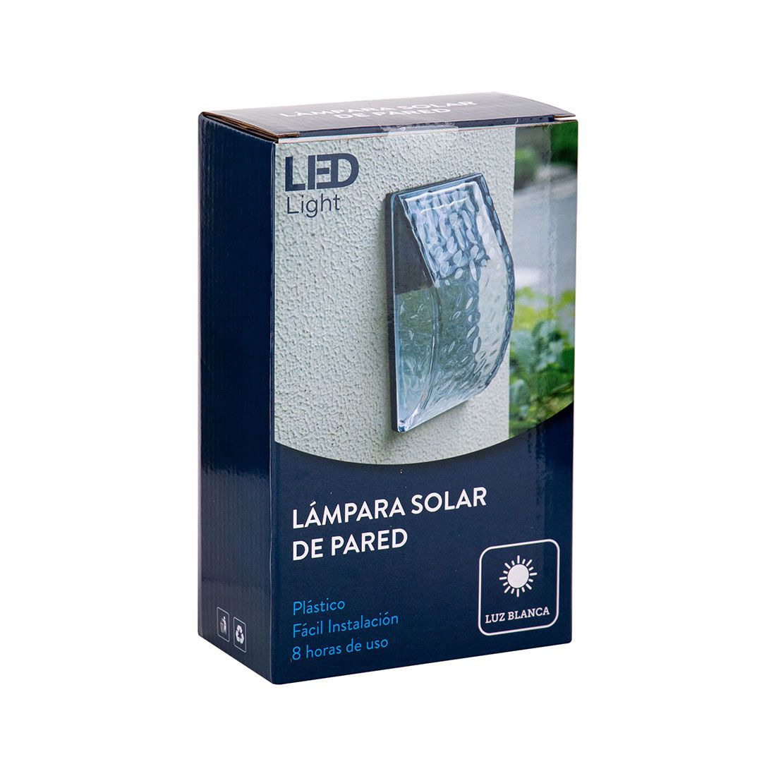 Aplique Solar Pared Plástico