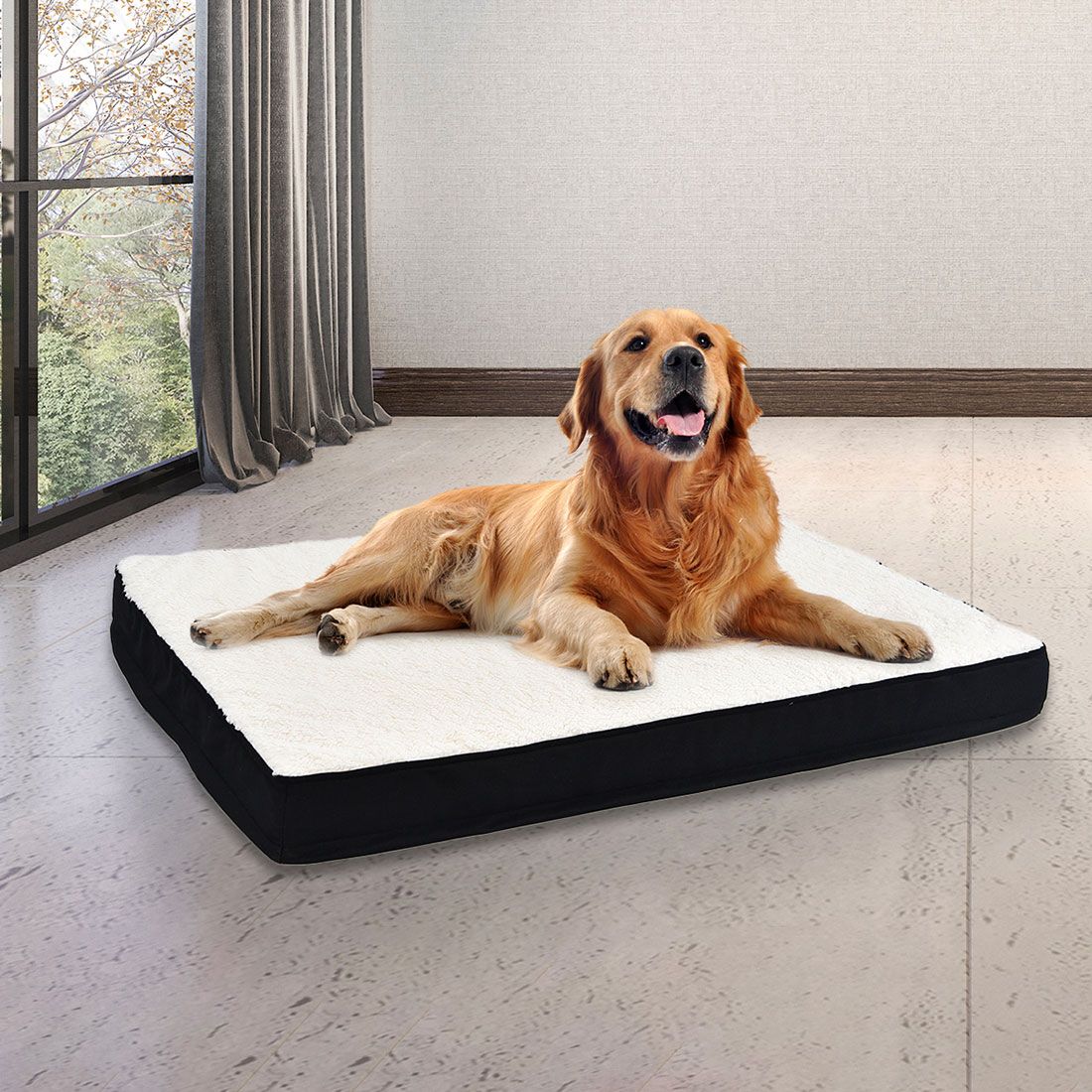 Cama Mascota Ortopédica Tela 102x73x10cm