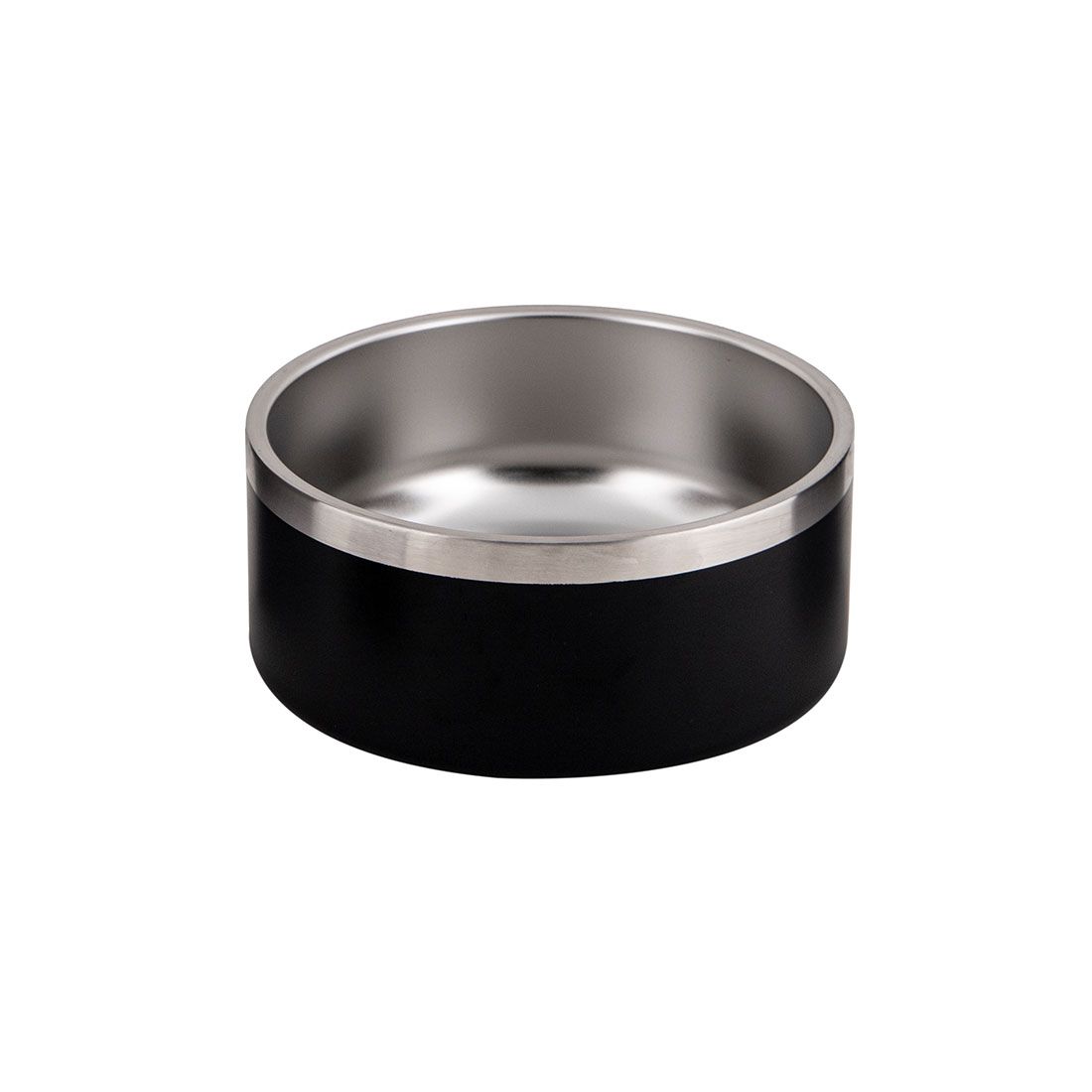 Plato Mascota Doble Pared Acero Inoxidable 20.3x9.2cm