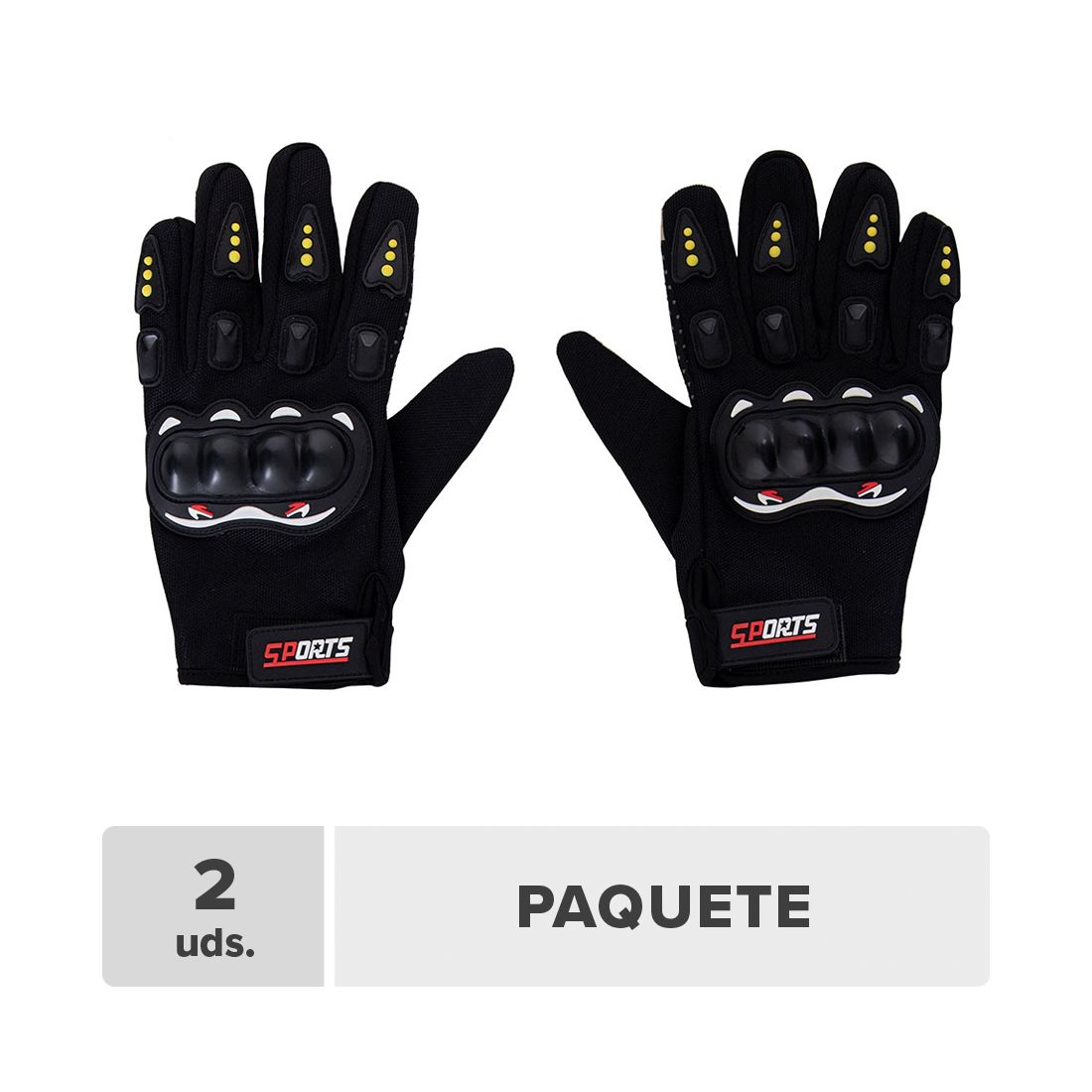 Guantes Moto Nylon 1par