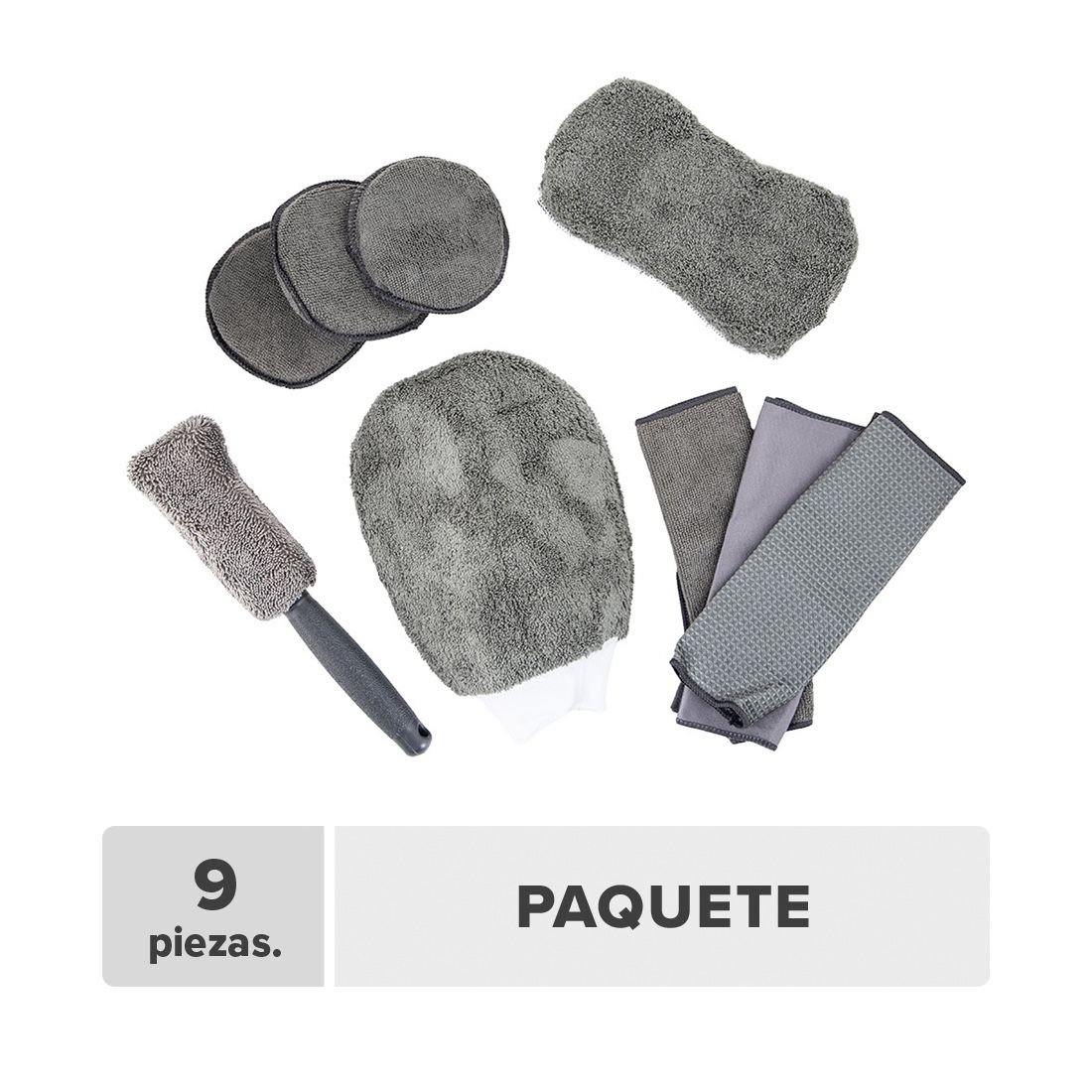 Kit Limpieza Vehículo 9pcs