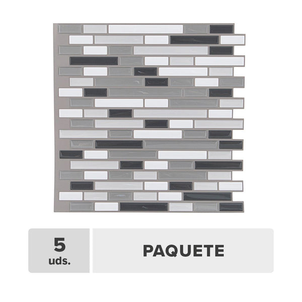 Decoración Pared Tipo Mosaico 30x30cm 5unds