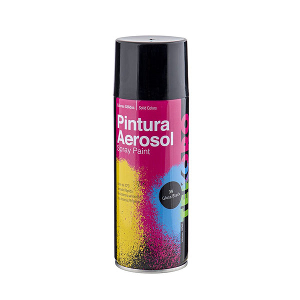Pintura Aerosol Negro Satín 400ml
