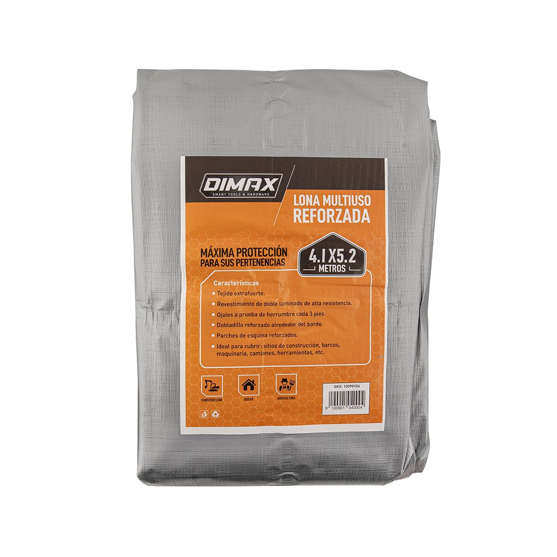 Lona Multiuso Reforzada 4.1x5.2m