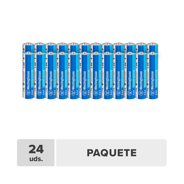 Batería Alcalina AAA Westinghouse 24unds