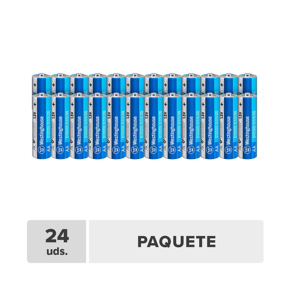 Batería Alcalina AA Westinghouse 24unds