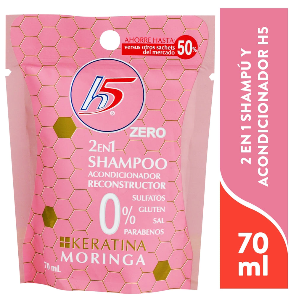 Shampoo H5 Shampoo H5 Reconstructor Moringa 70ml