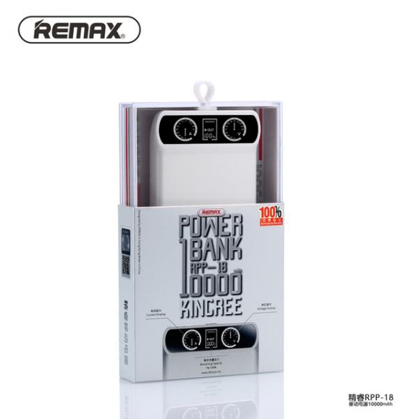 BATERIA DE EMERGENCIA RPP-18 10.000MAH SERIE KINCREE REMAX BLANCA