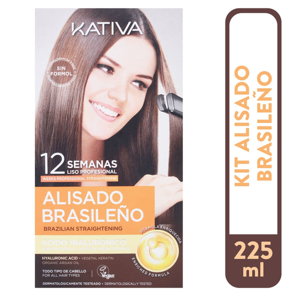 Kit Kativa Alisado Brasil Keratina - 225 Ml