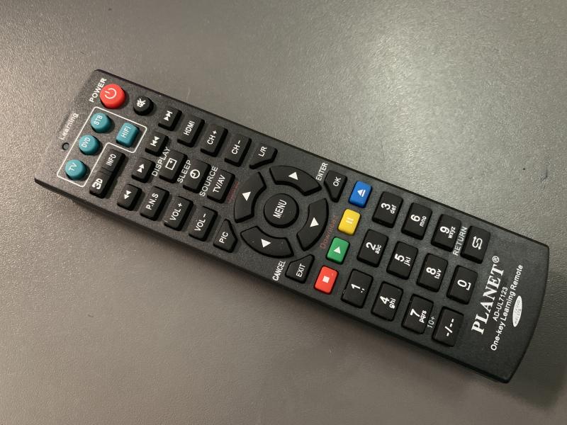 Control Universal Pantalla Grabador De Codigos AD-UL712