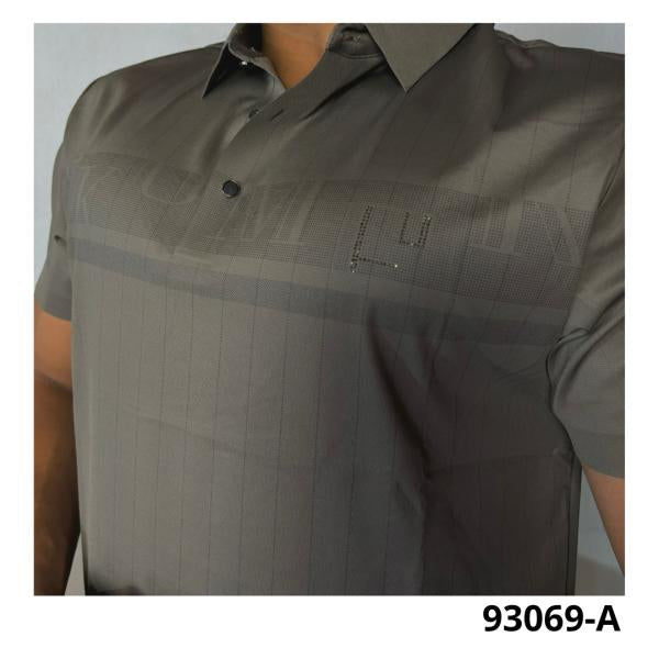Camisa Tipo Polo Café Tela Fria Xs