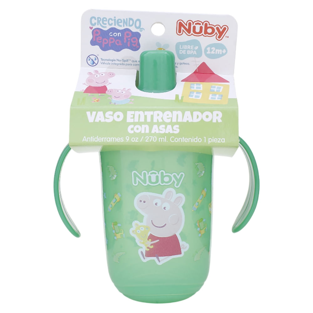 Vaso Antiderrames Nuby Peppa Pig - 8 Oz