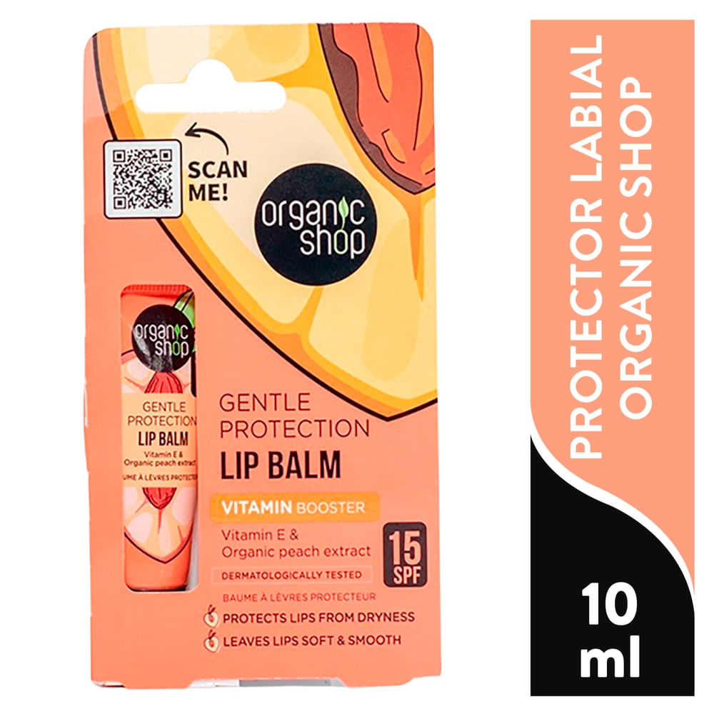 Protector Labial Orgánico Shea Vitamin E SPF 15 – 10 Ml