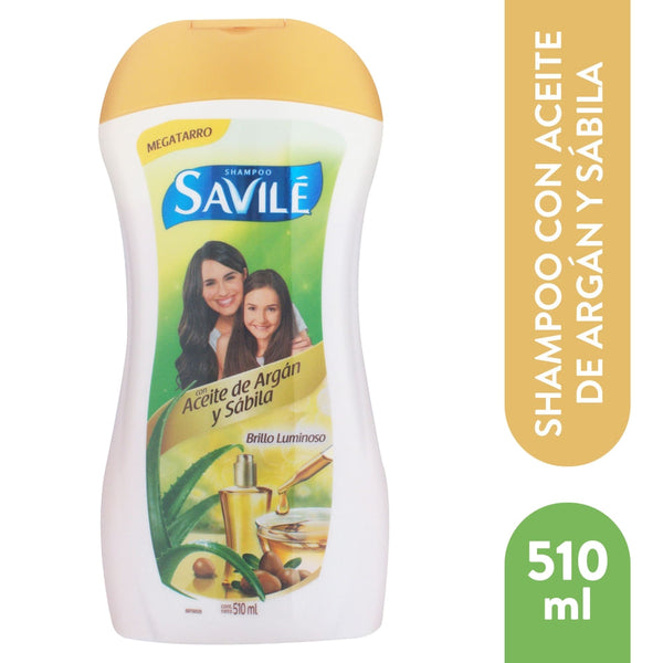 Shampoo Savilé Argán Y Sábila - 510 Ml