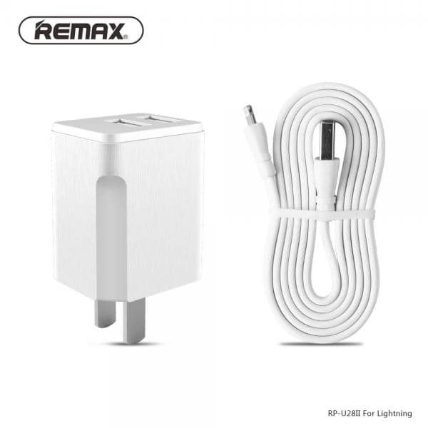 Cargador Casa Rp-U2811 Remax Lightning Blanco
