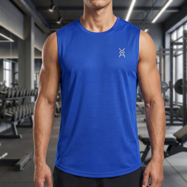 Camiseta Deportiva Azul S