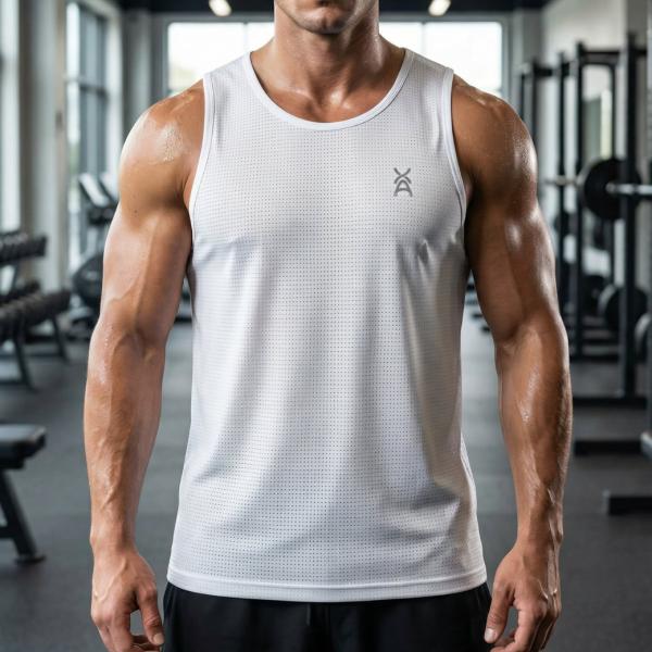 Camiseta Deportiva Blanca S