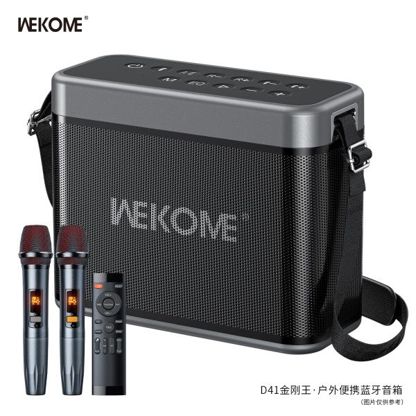 Parlante Bluetooth D41 Wekome Negro