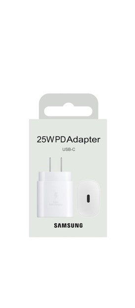 Cubo Cargador Tipo C Samsung 25W R.E "M" Blanco