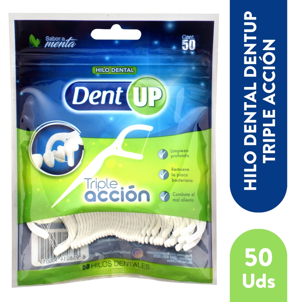 Hilo Dental Dentup Triple Clean Picks - 50 Unidades