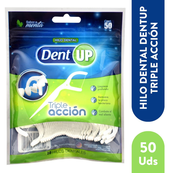 Hilo Dental Dentup Triple Clean Picks - 50 Unidades