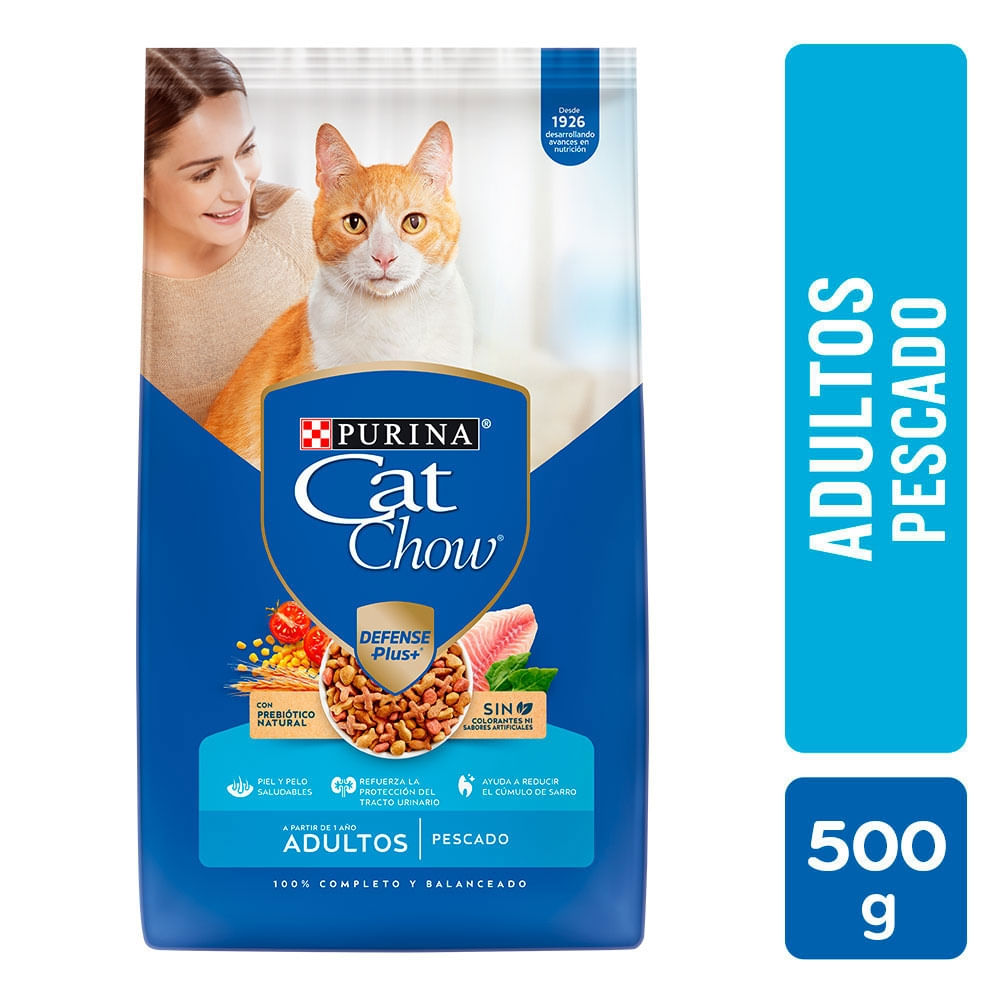Alimento Para Gatos Purina Cat Chow Adulto Pescado 500 G